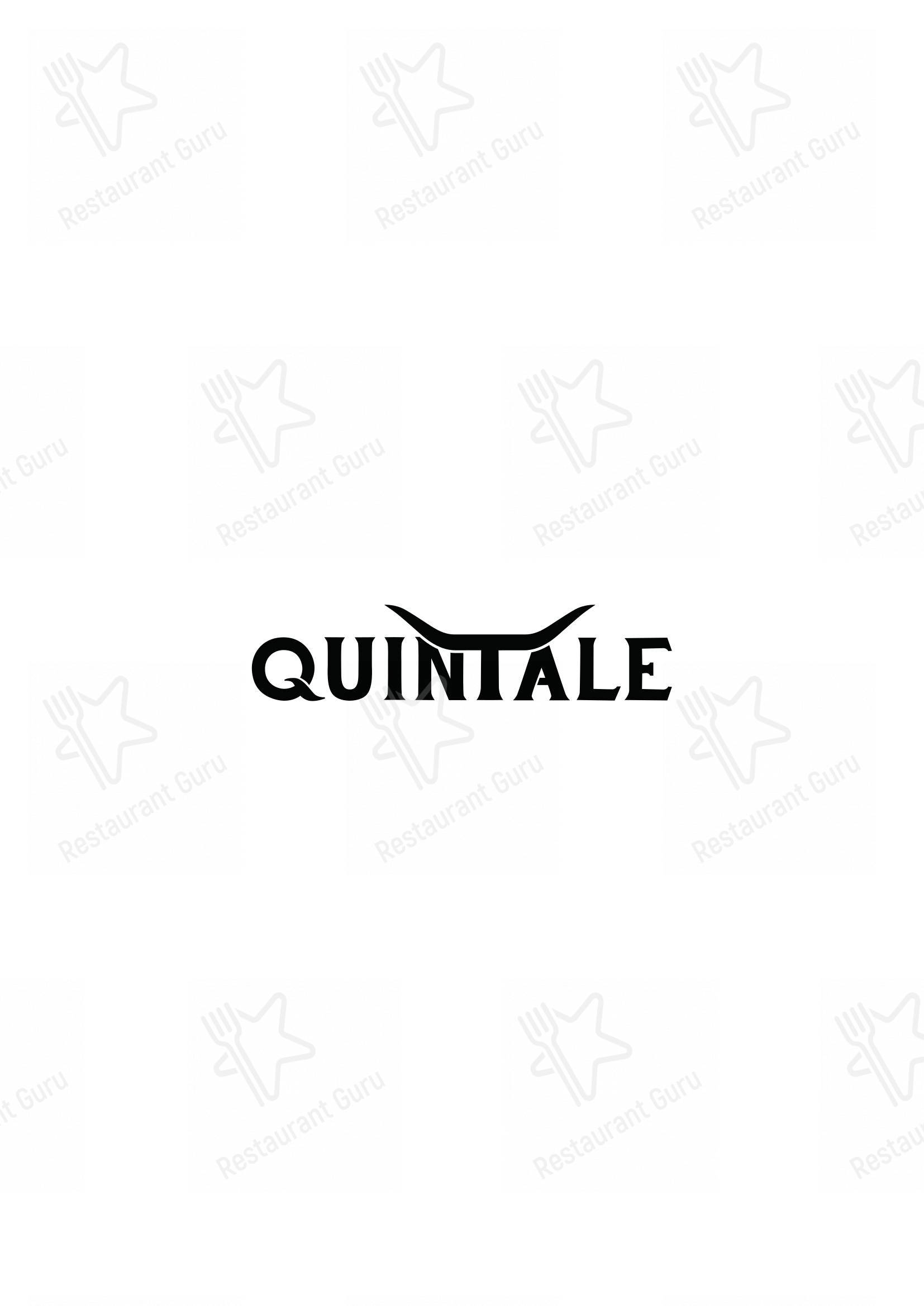 Quintale in Erbusco - Menu bar