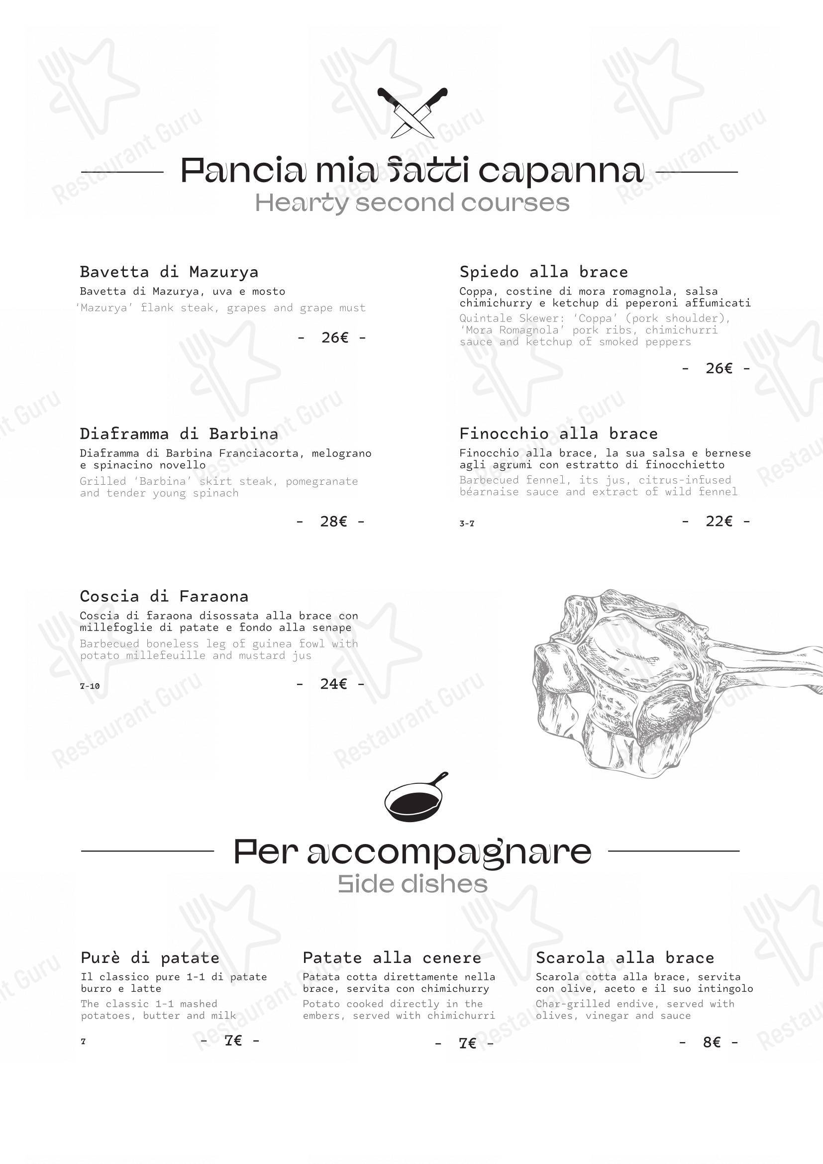 Menu di Quintale - Menu bar