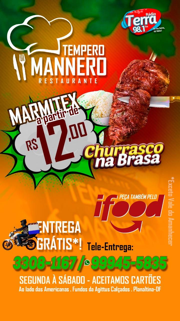 RESTAURANTE TEMPERO MANNERO cardápio