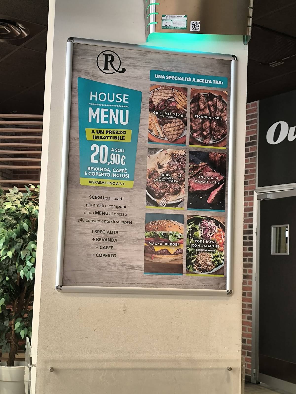 Menu di ROADHOUSE RESTAURANT COMO LIPOMO 