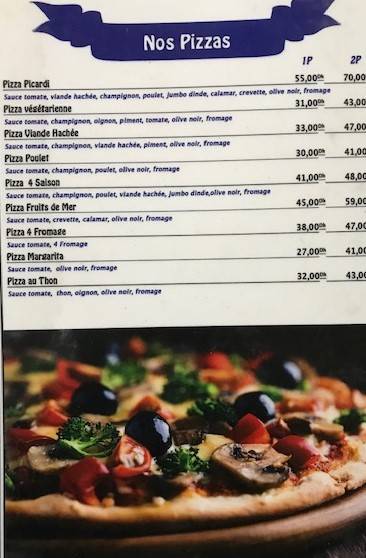 Menu de Café Picardi