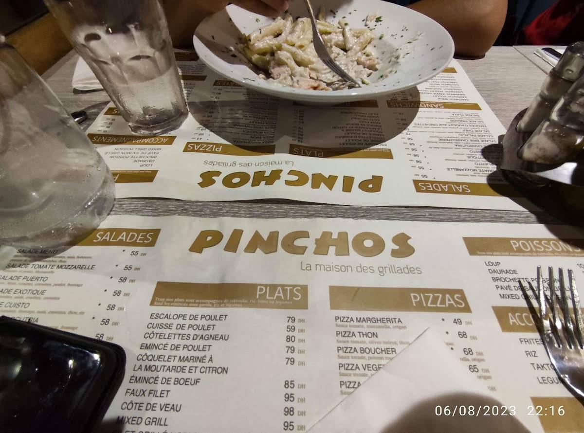 Menu de Pinchos