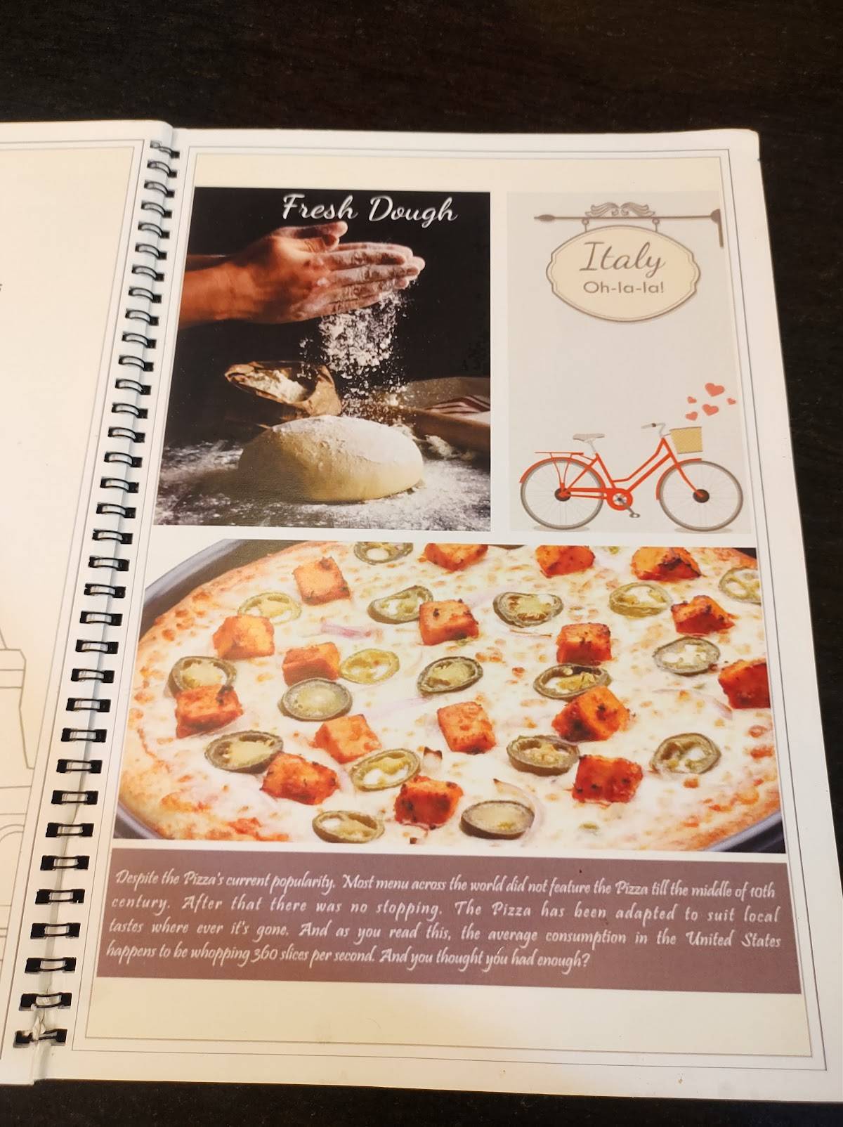 Sam's Pizza menu