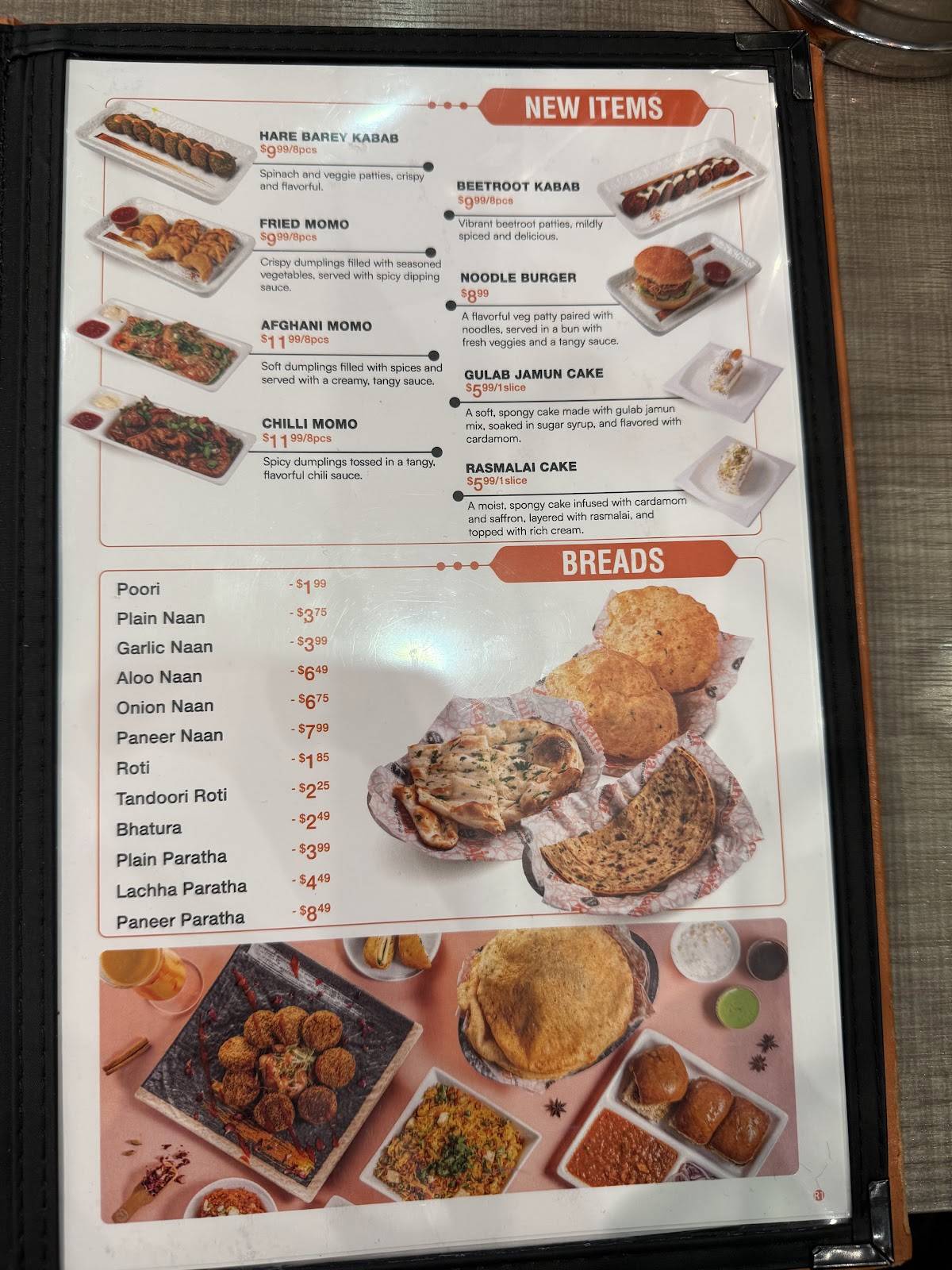 Menu de Rajdhani Sweets & Restaurant (Torbram)