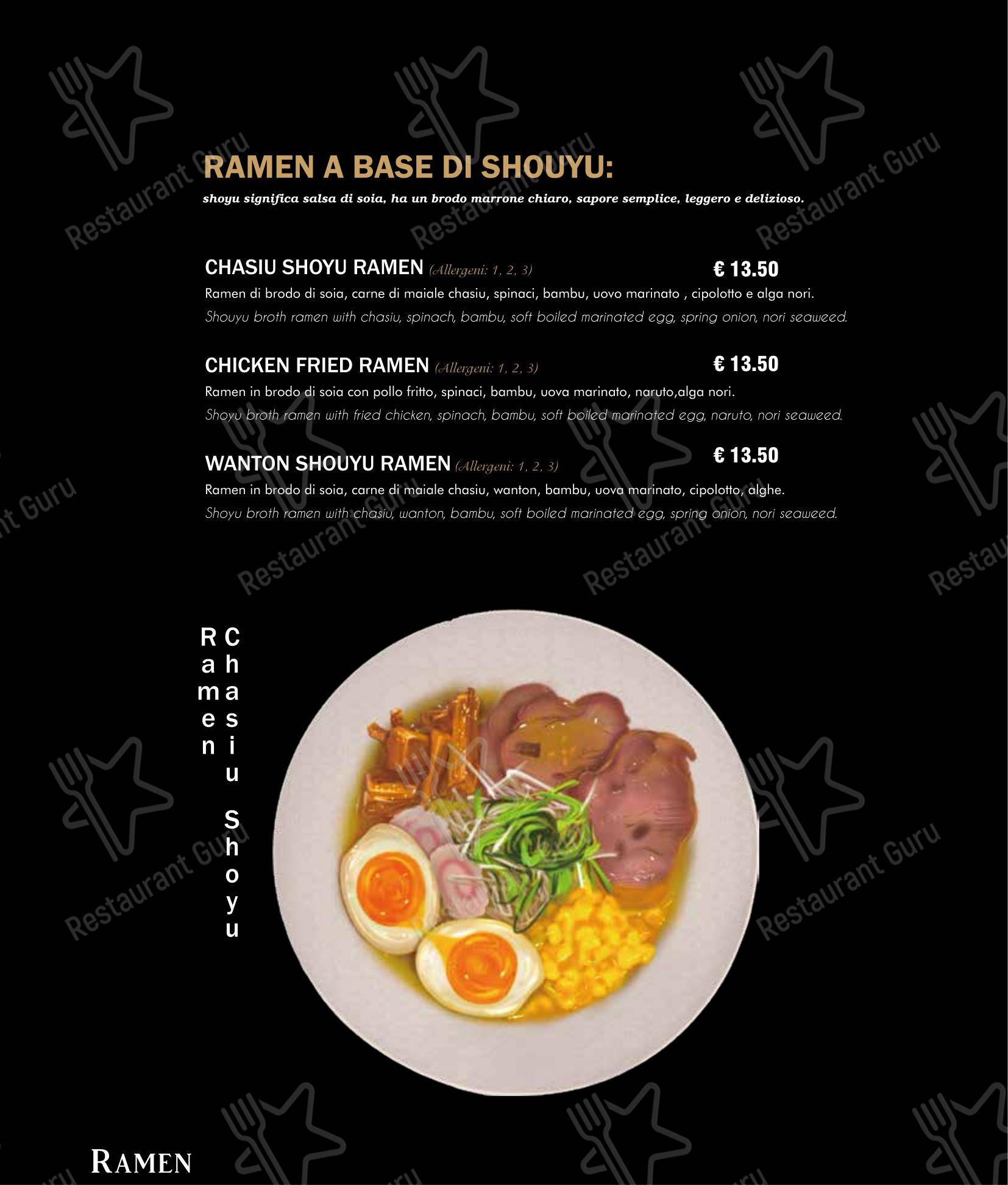 Menu di Ramen & Ramen Brescia - Menu