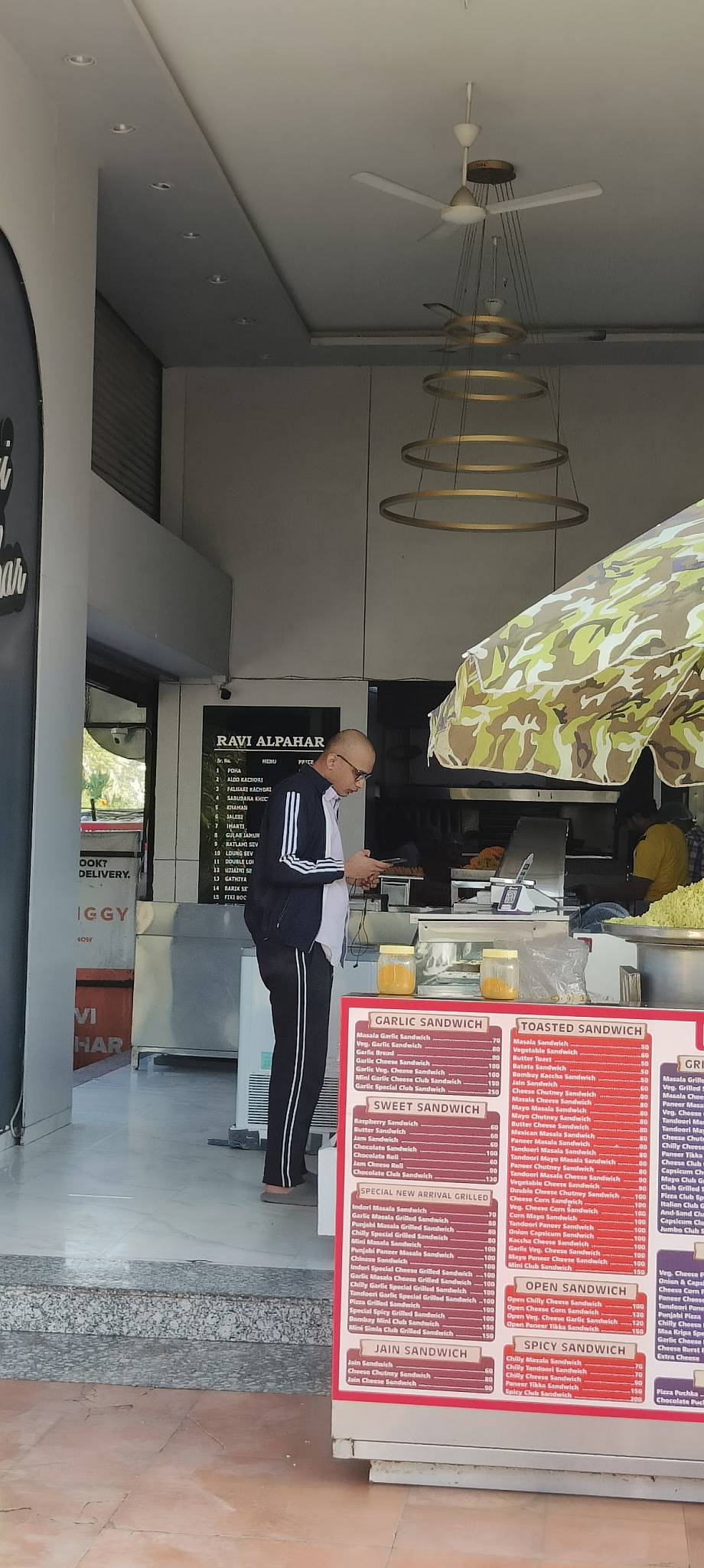 Ravi Alpahar scheme no.140 menu