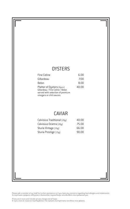 Menu de Rebuke Lounge