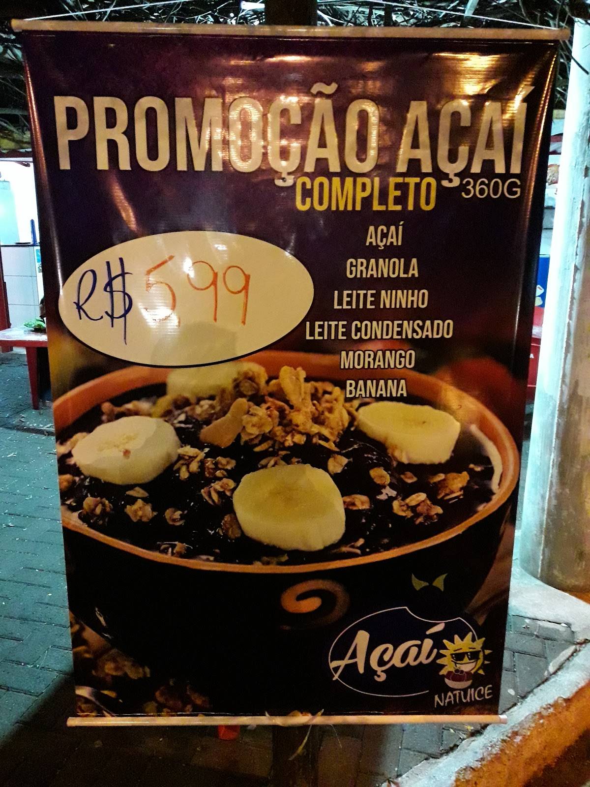Rei do Suco cardápio