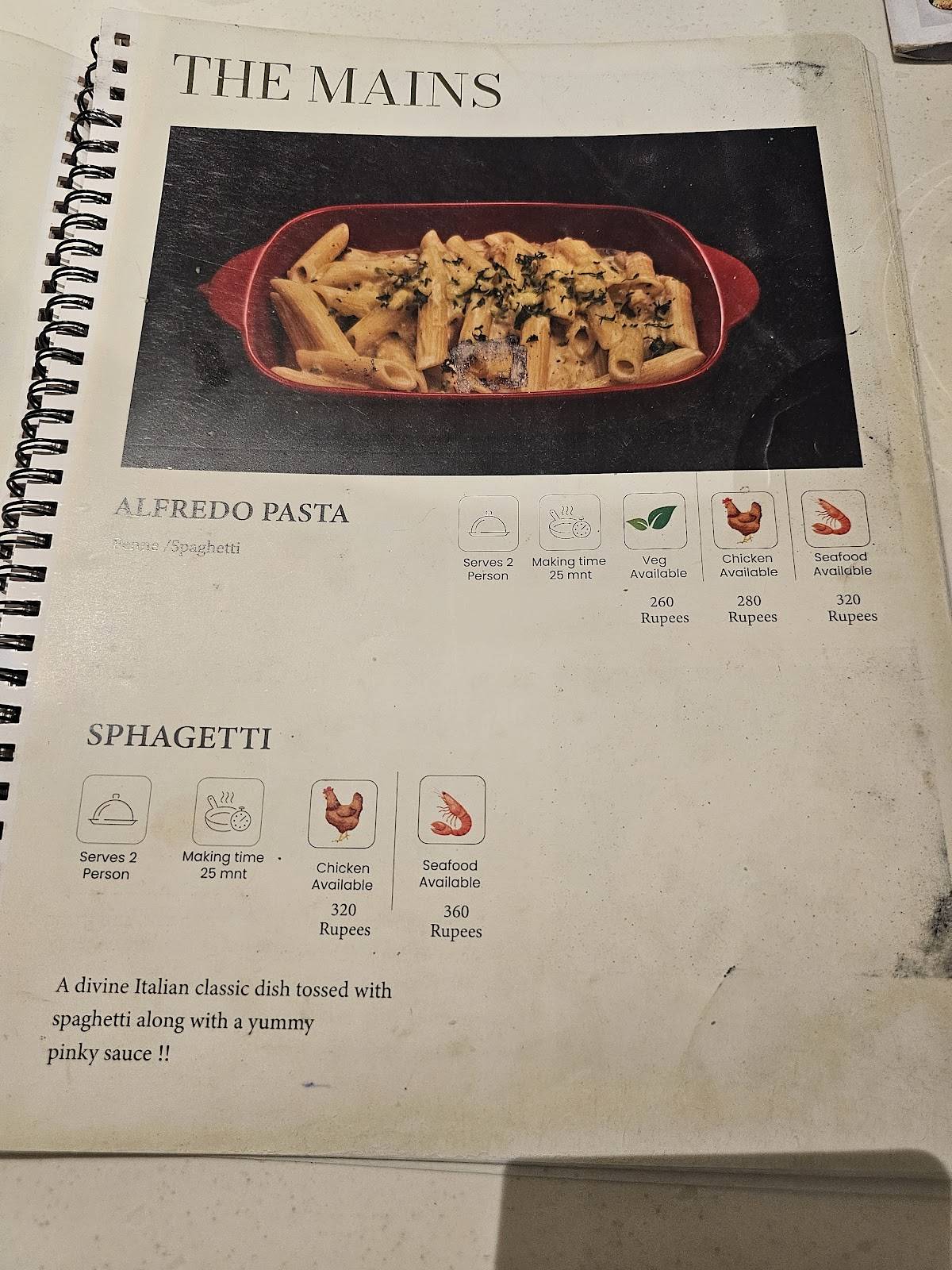 7th Lounge menu
