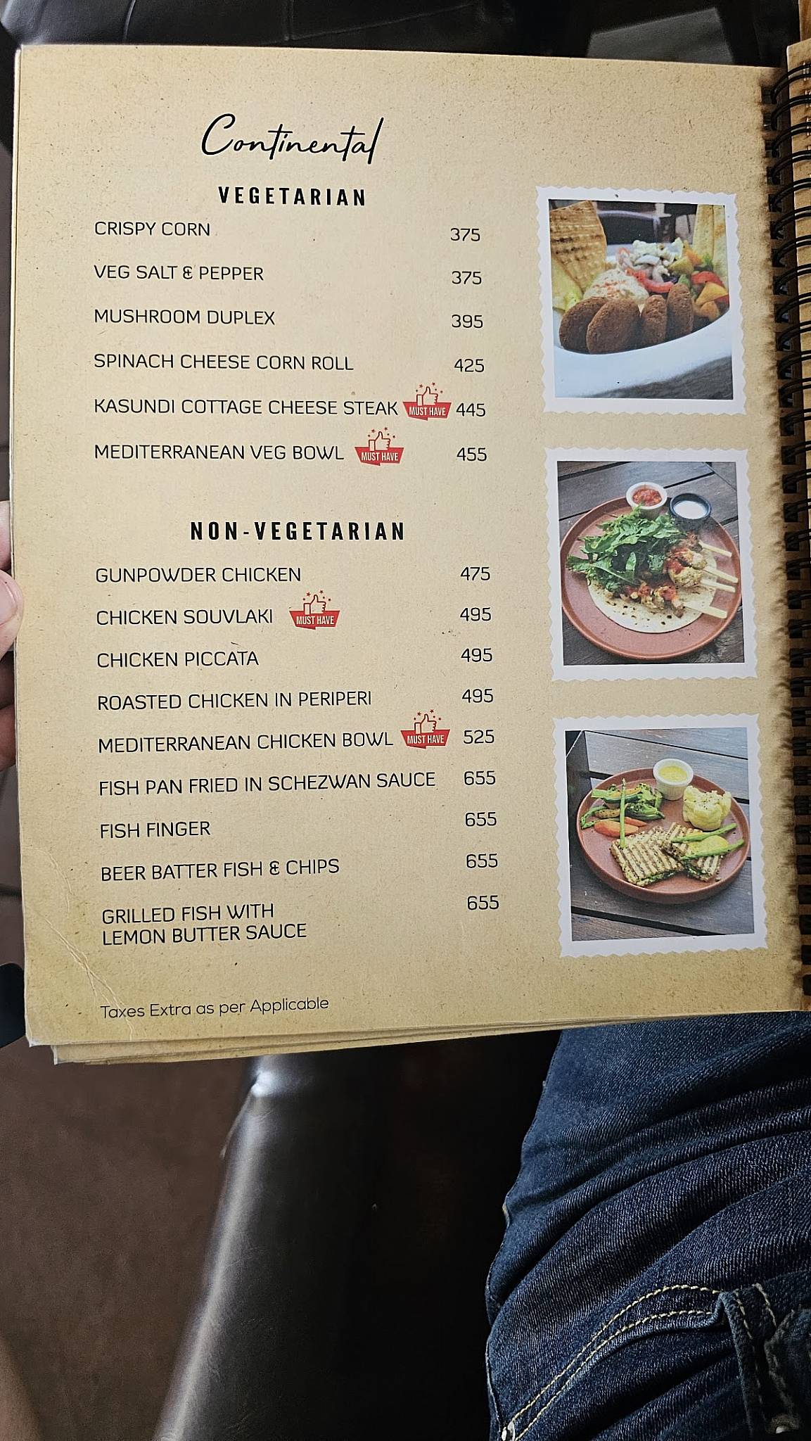 Adda menu