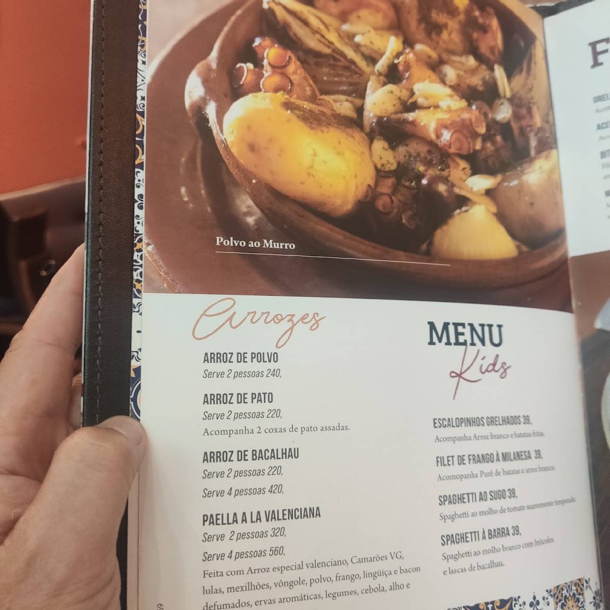 Bacalhau Vinho e Cia do ITAIM cardápio