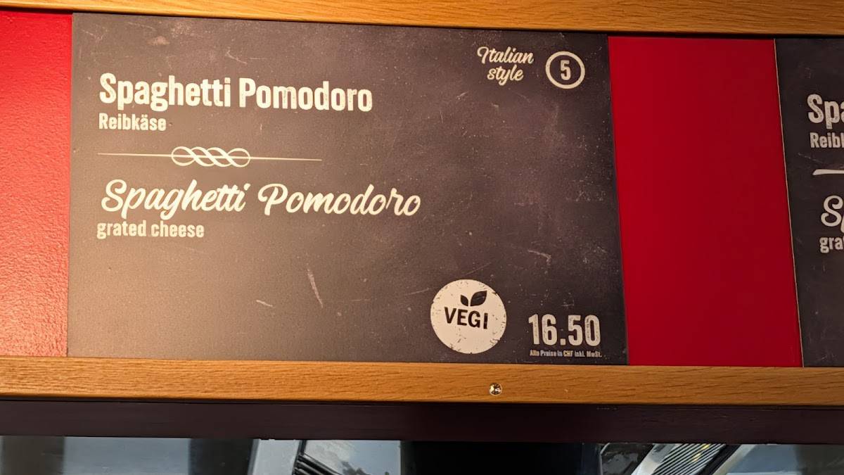 Menu di Restaurant Bellevue 