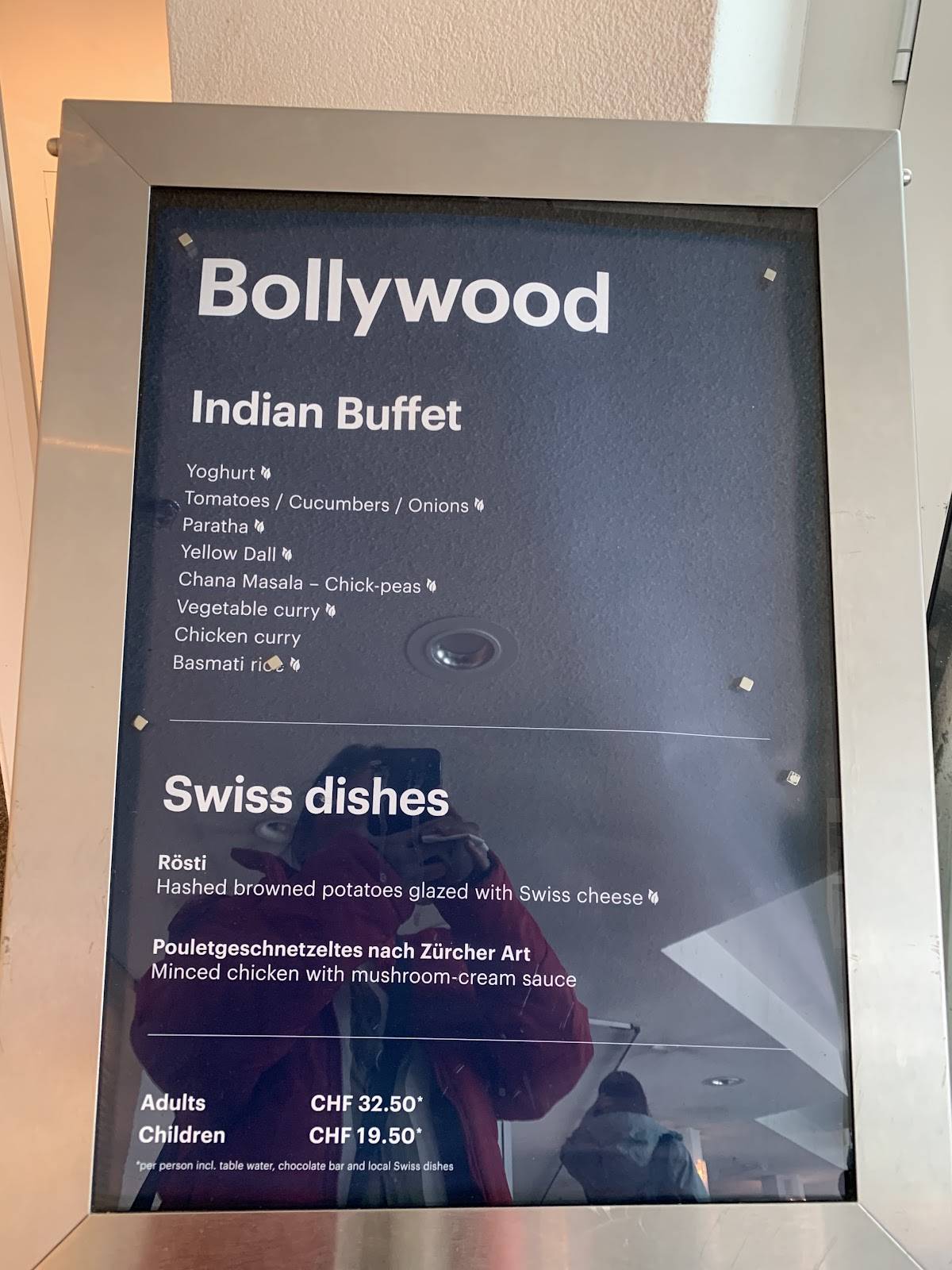 Menu di Restaurant Bollywood 