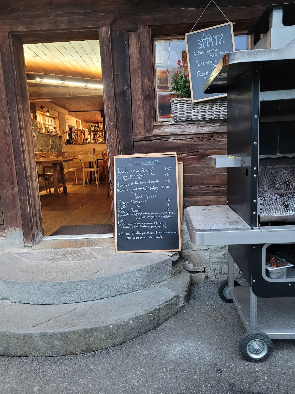 Menu di Cantine des Rives 