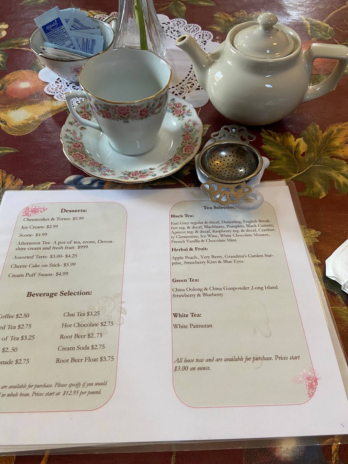 Menu at Clementine's Victorian Restaurant, Olmsted Falls