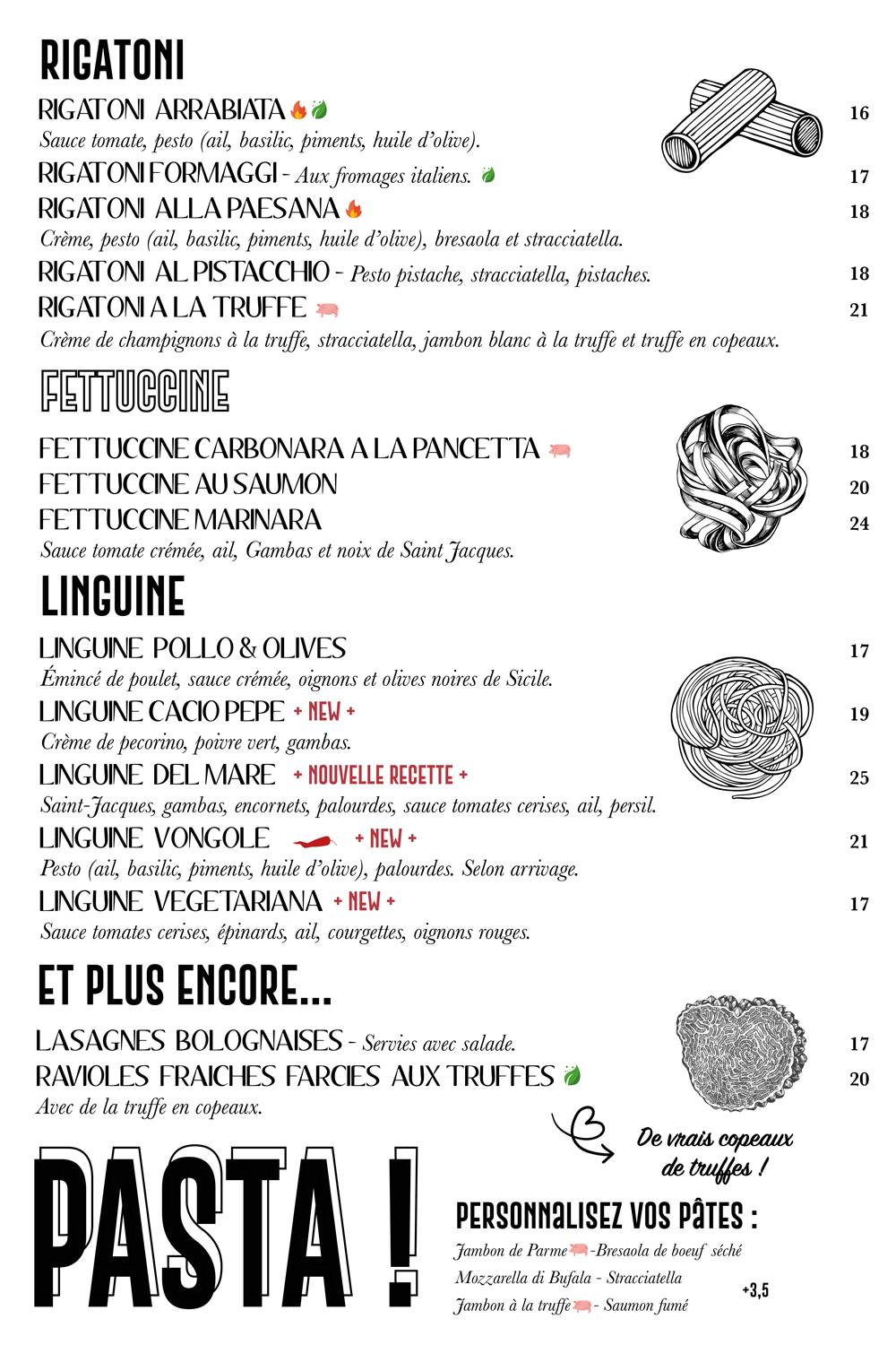 Menu de Restaurant Compiegne - Soprano