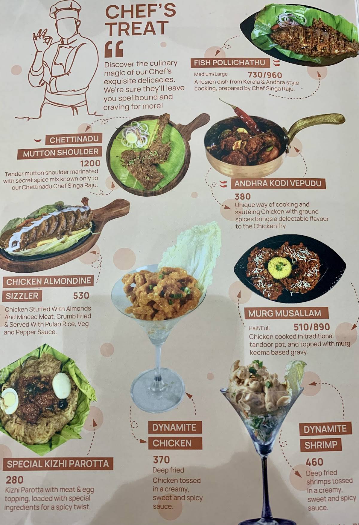 Copper Kitchen Kotturpuram menu