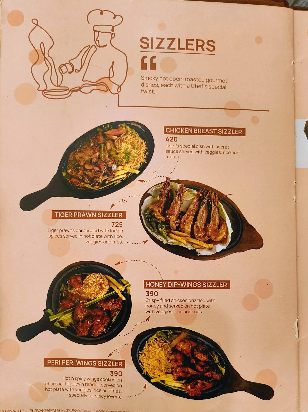 Copper Kitchen menu