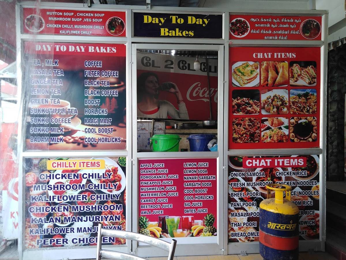 Day To Day Bakes menu