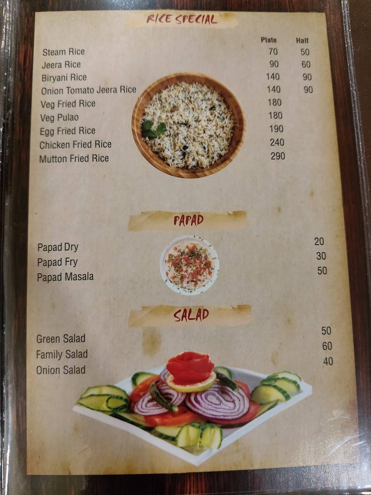 Delhi Biryani Centre menu