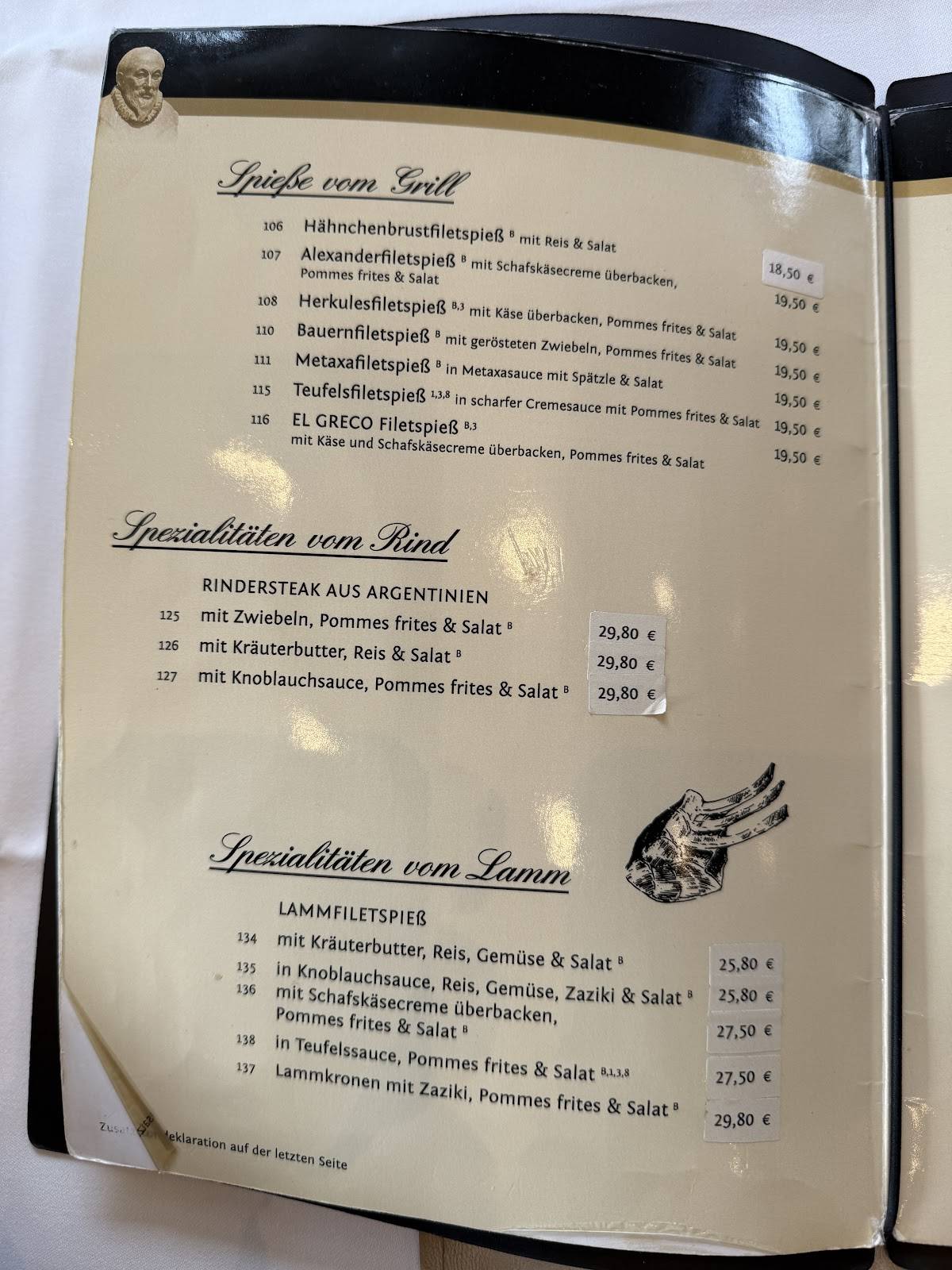 Speisekarte Von Restaurant El Greco Der Grieche Wachenheim An Der speisekarte-von-restaurant-el-greco-der-grieche-wachenheim-an-der