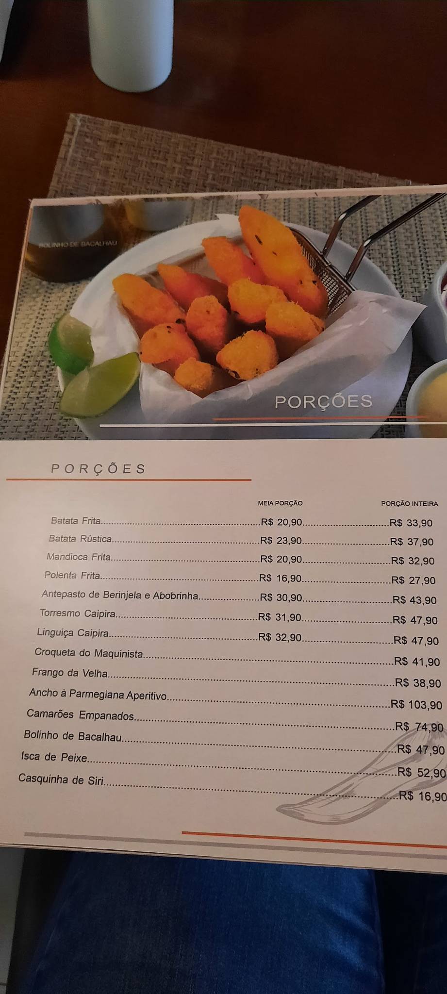 Estação Mosteiro Restaurante cardápio