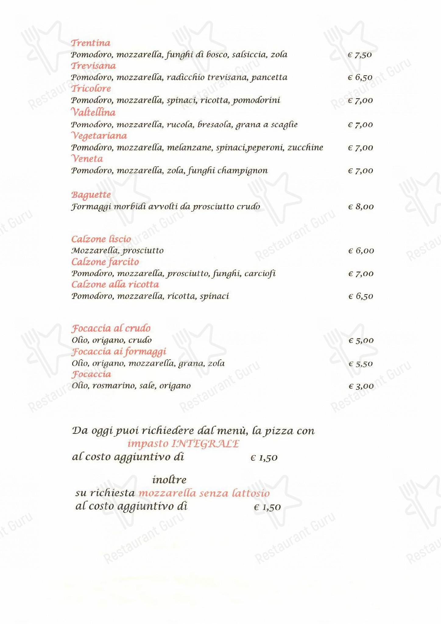 Extè in Zanica - Wine Menu