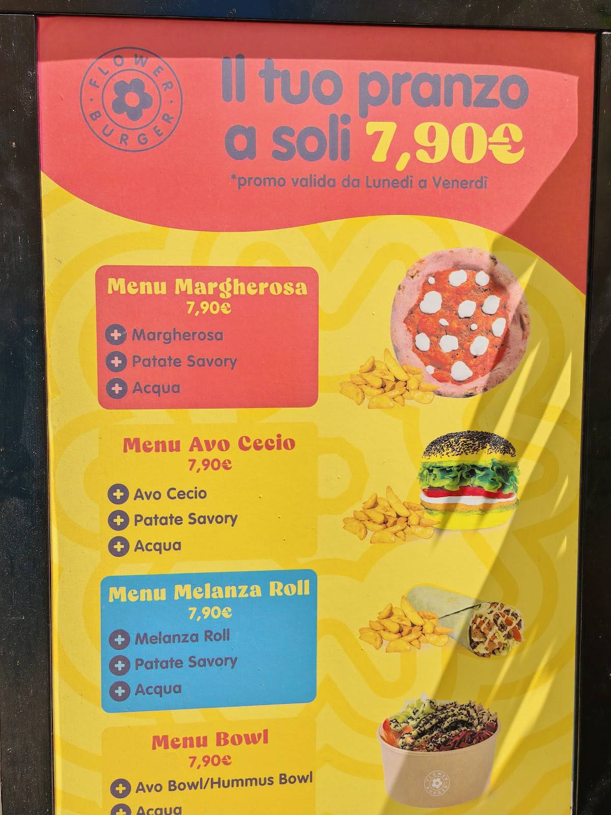 Menu di Flower Burger 