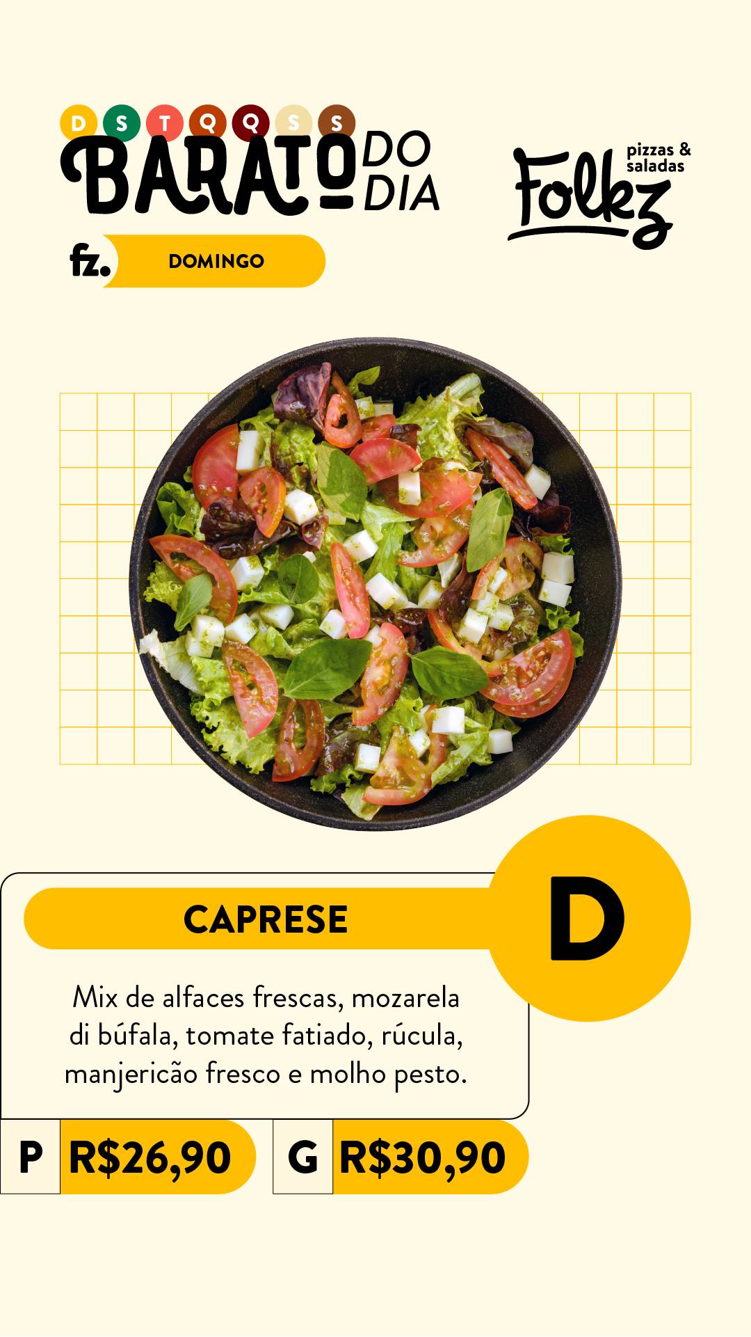 Folkz Pizzas & Saladas cardápio
