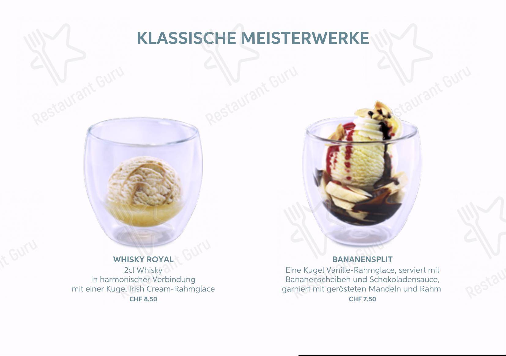 Dinner Menu per Restaurant Frickberg in Frick