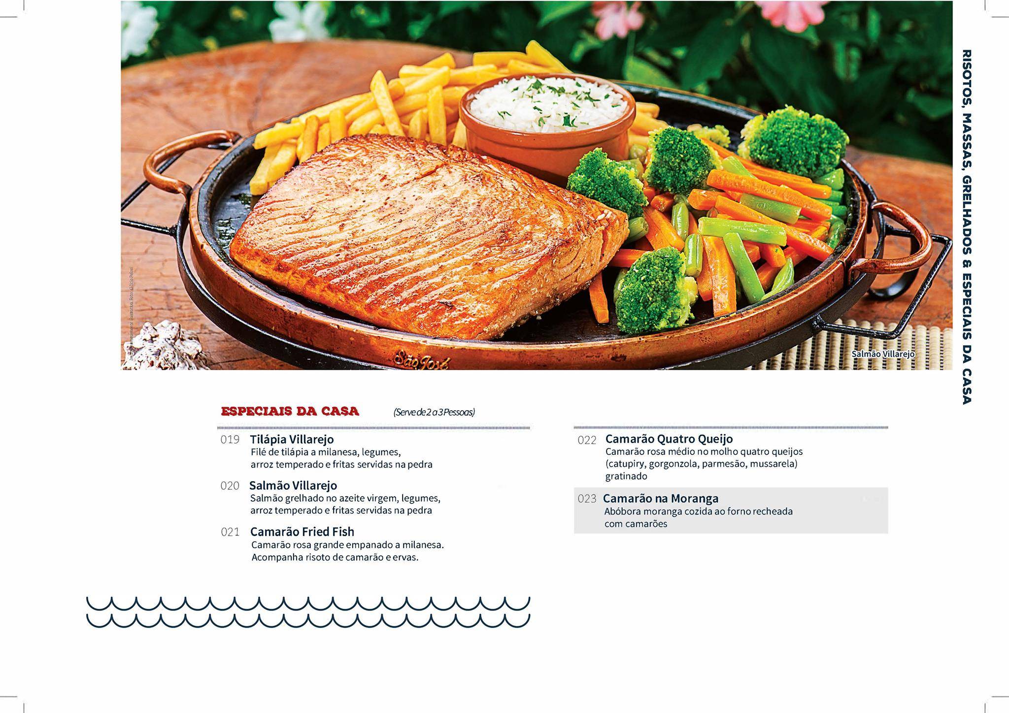 Fried Fish Vilarejo cardápio