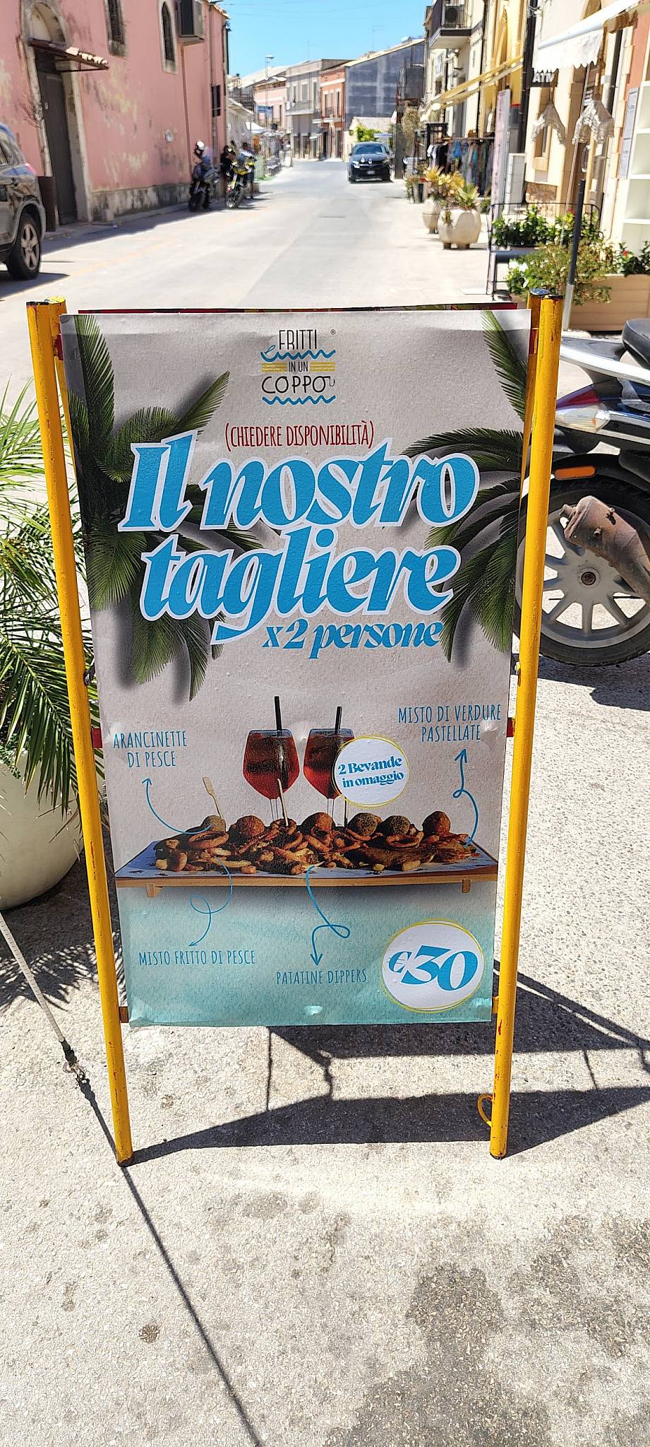 Menu di Fritti in un Coppo #Ristorante Anche Senza Glutine Marzamemi #Menu di Pesce - Carne - Vegetariano #Take Away 