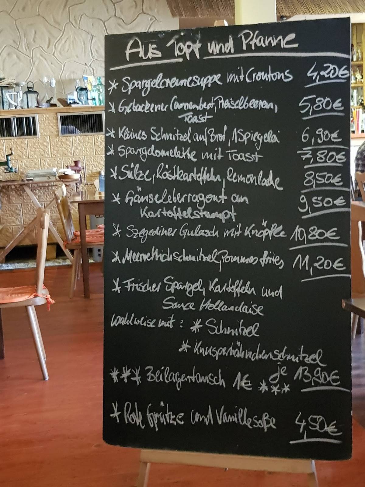 Speisekarte von Gaststätte Volksgarten restaurant, Leipzig