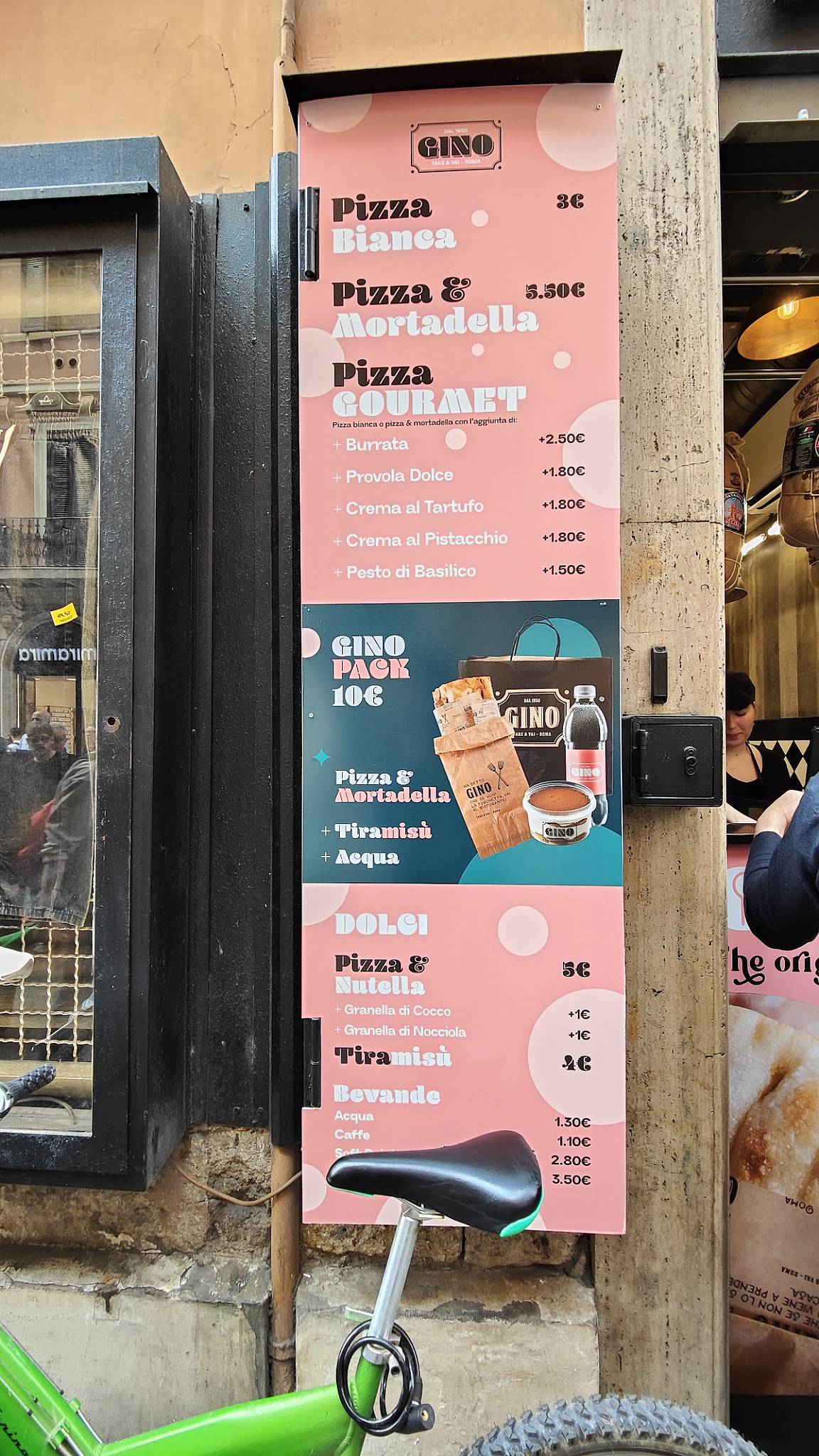 Menu di Gino 1950 