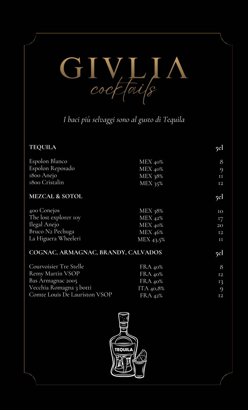 Menu di Giulia Restaurant 