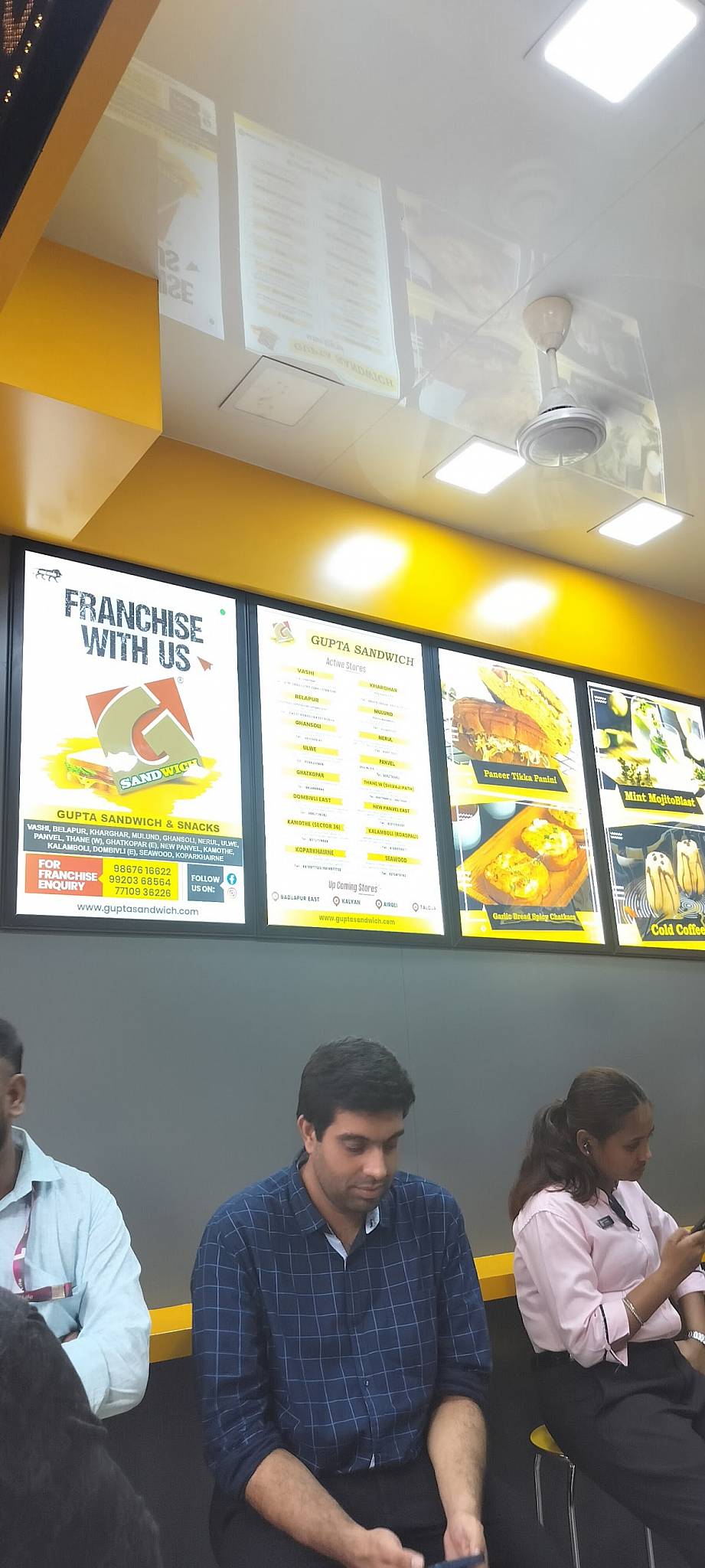 Gupta Sandwich and Snacks Corner menu