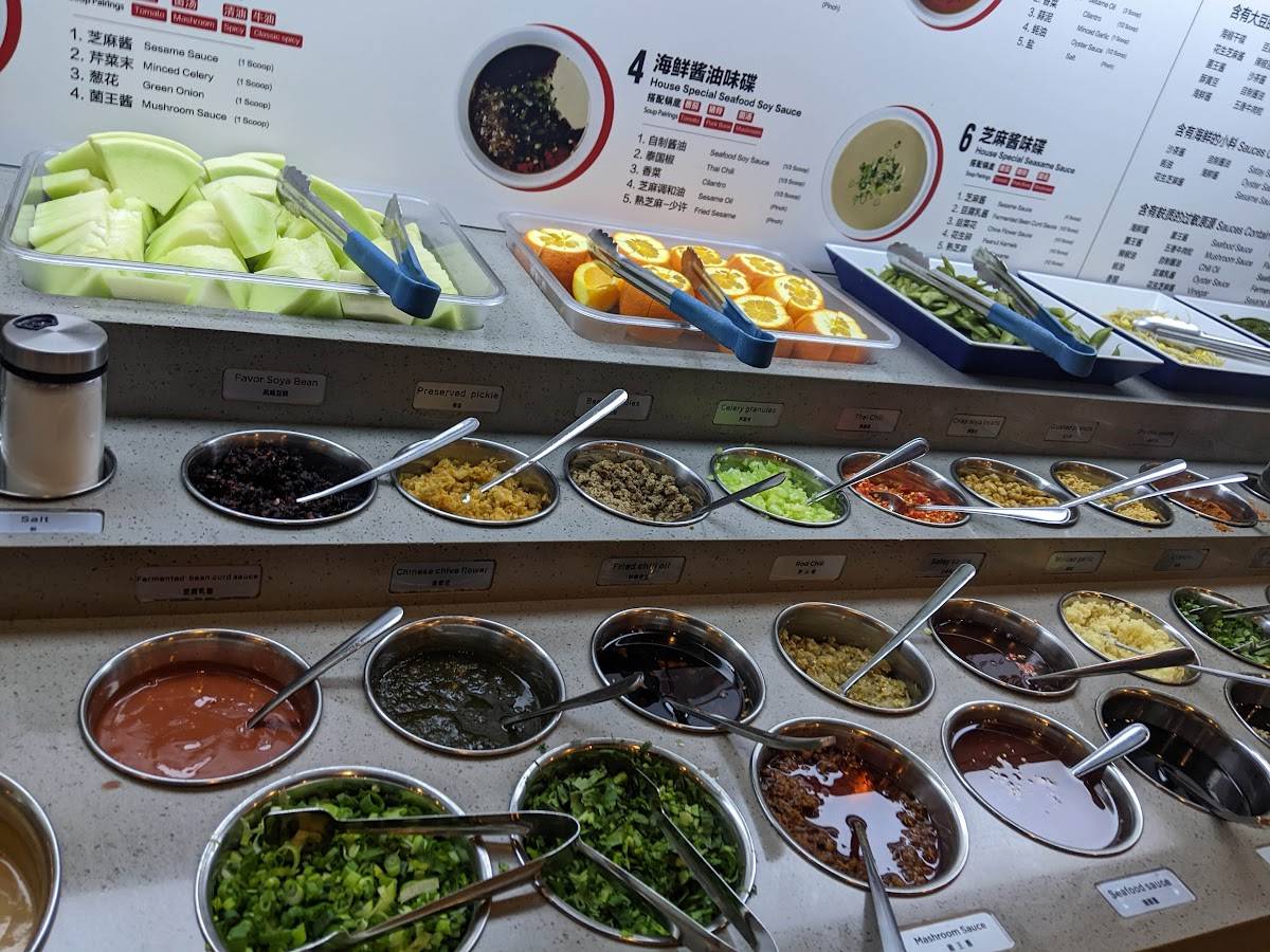 Menu at Haidilao Hot Pot Scarborough restaurant, Toronto