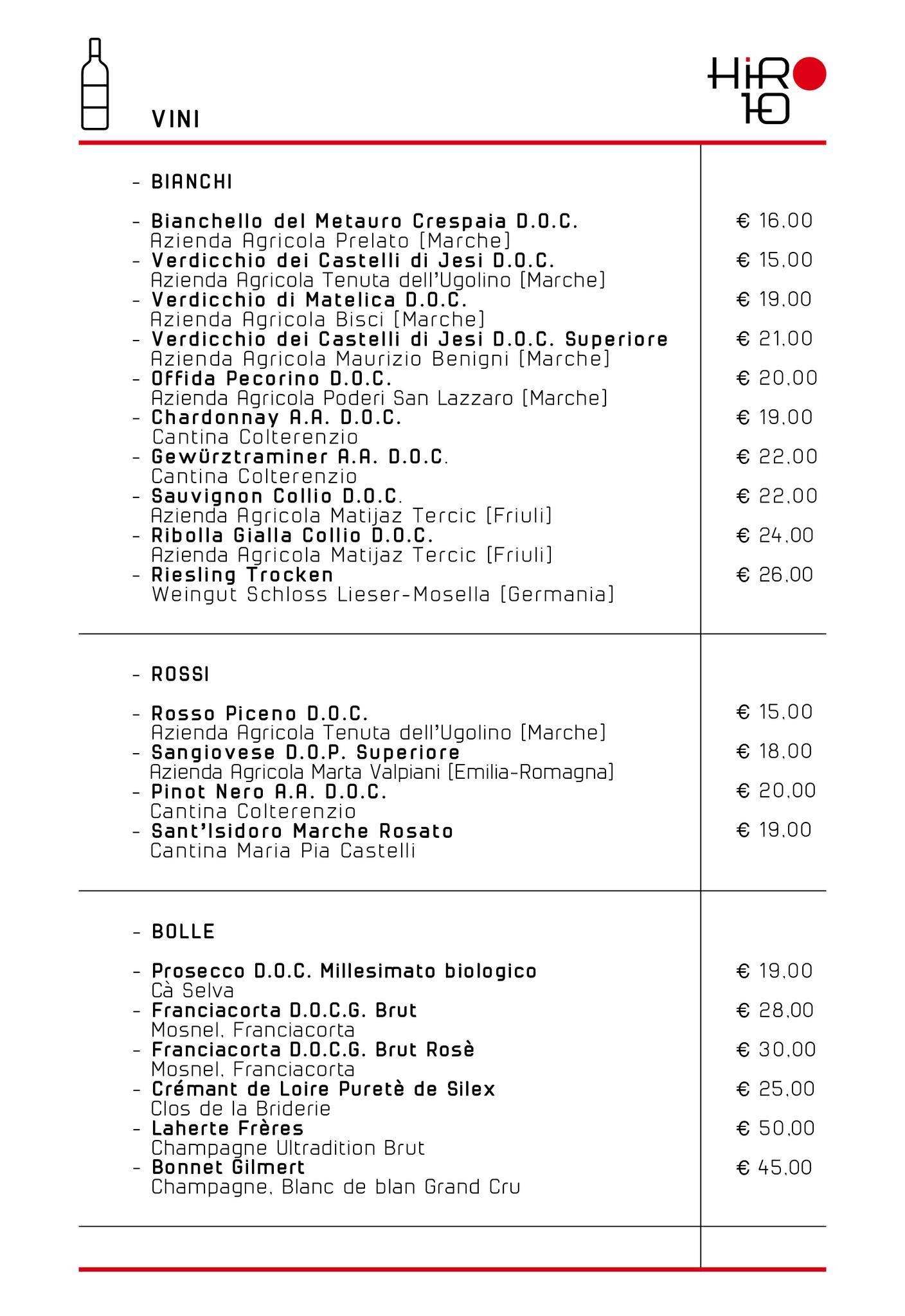 Menu di Hiro 10 