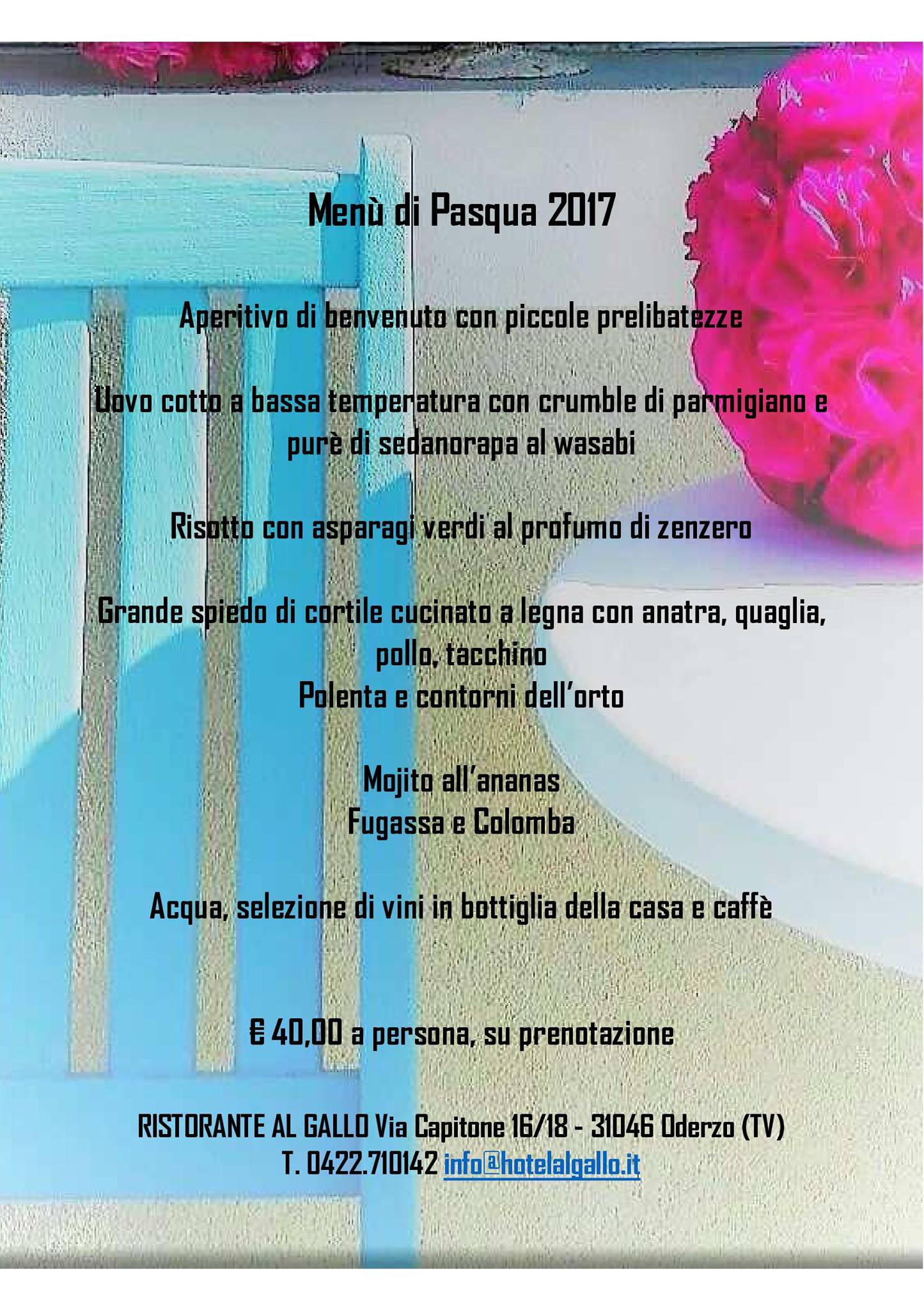 Menu di Hotel al Gallo 