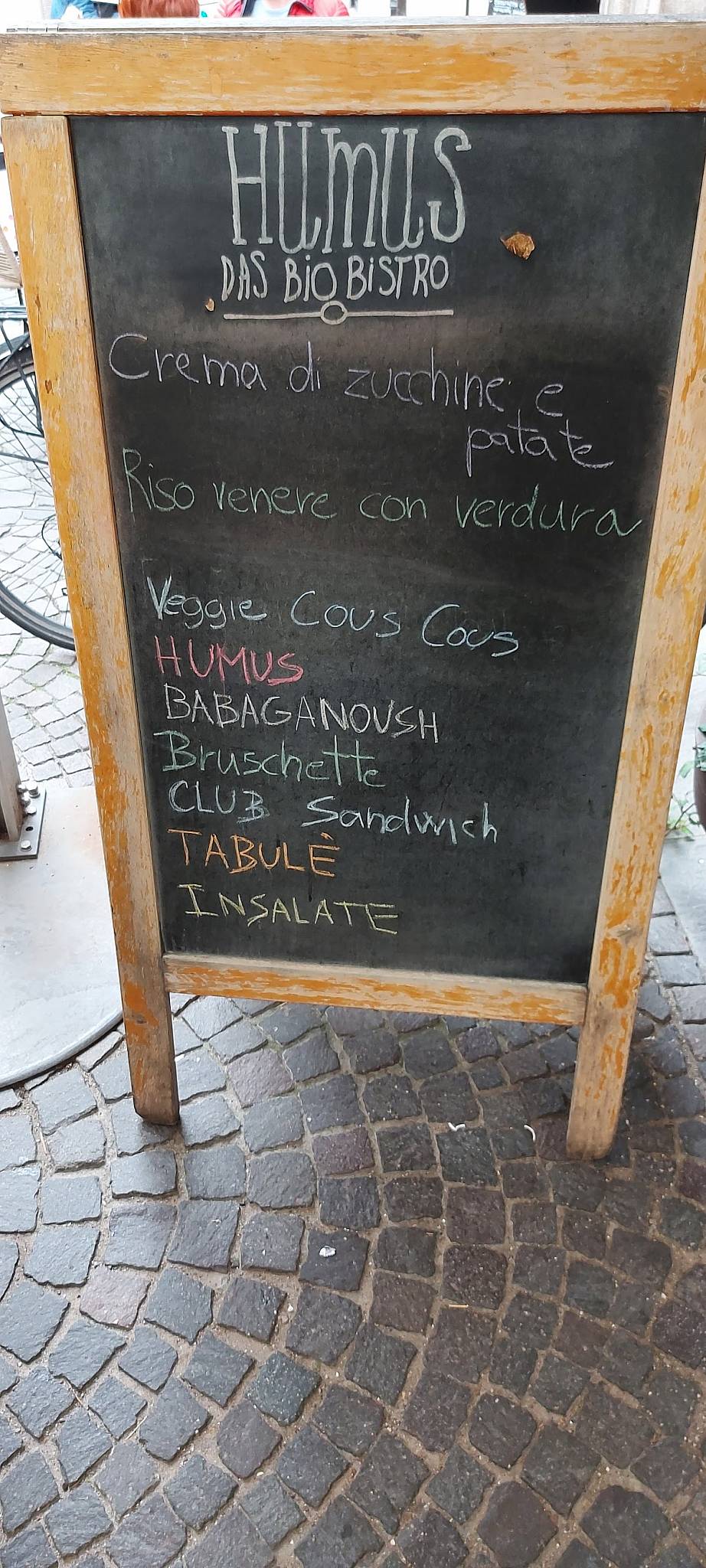 Menu di Humus Das Bio Bistro 