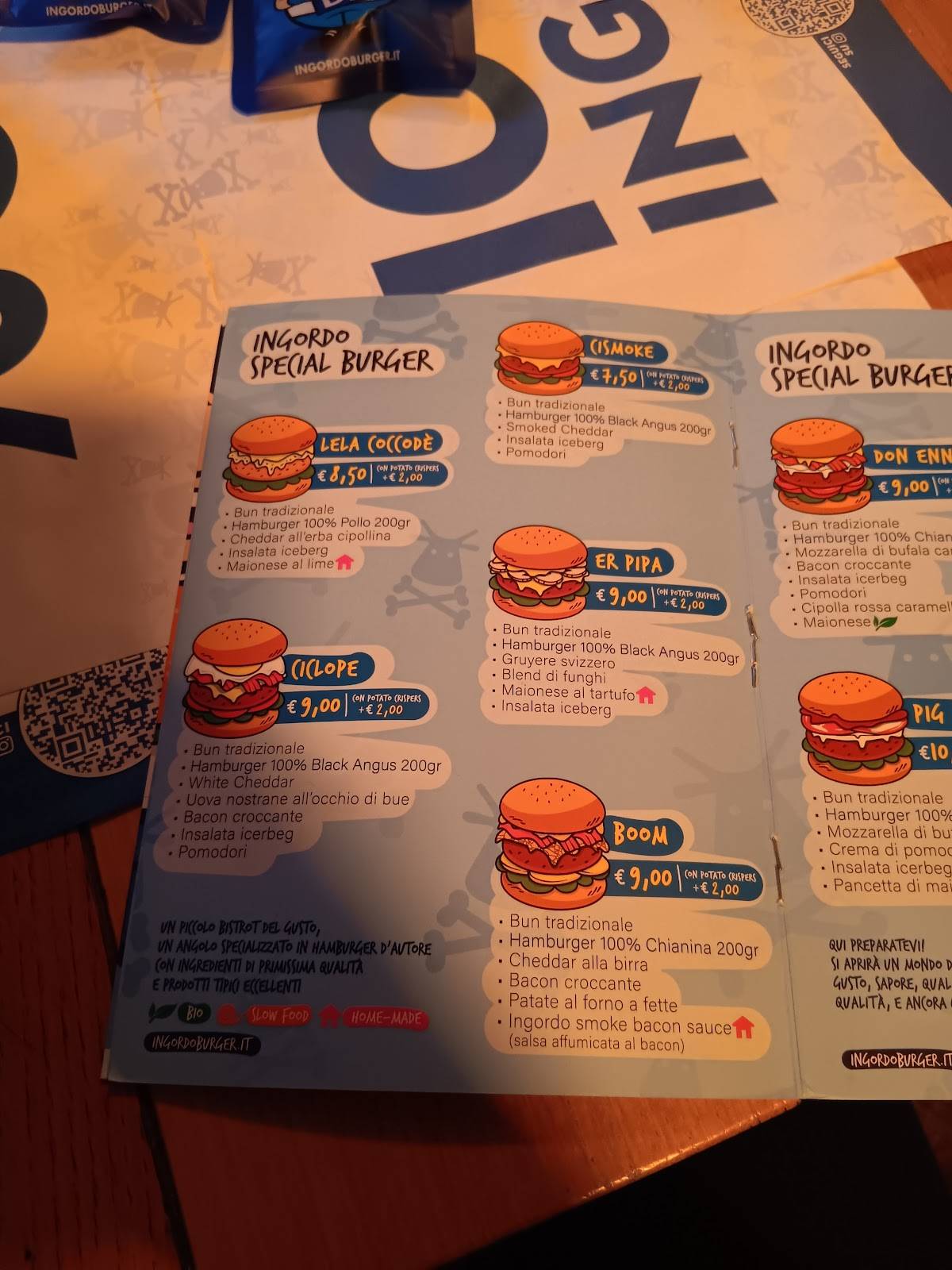 Menu di Ingordo 