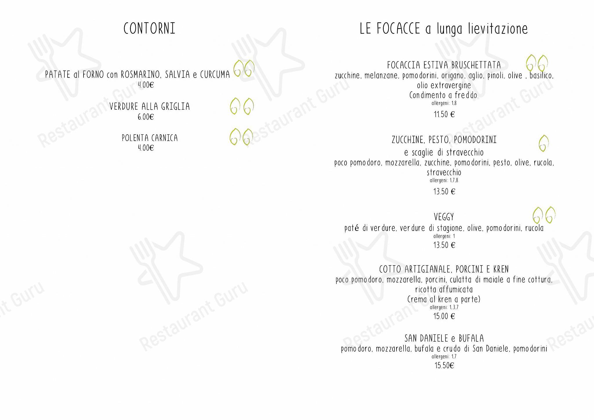 Vegan Menu per Integraldo in Majano