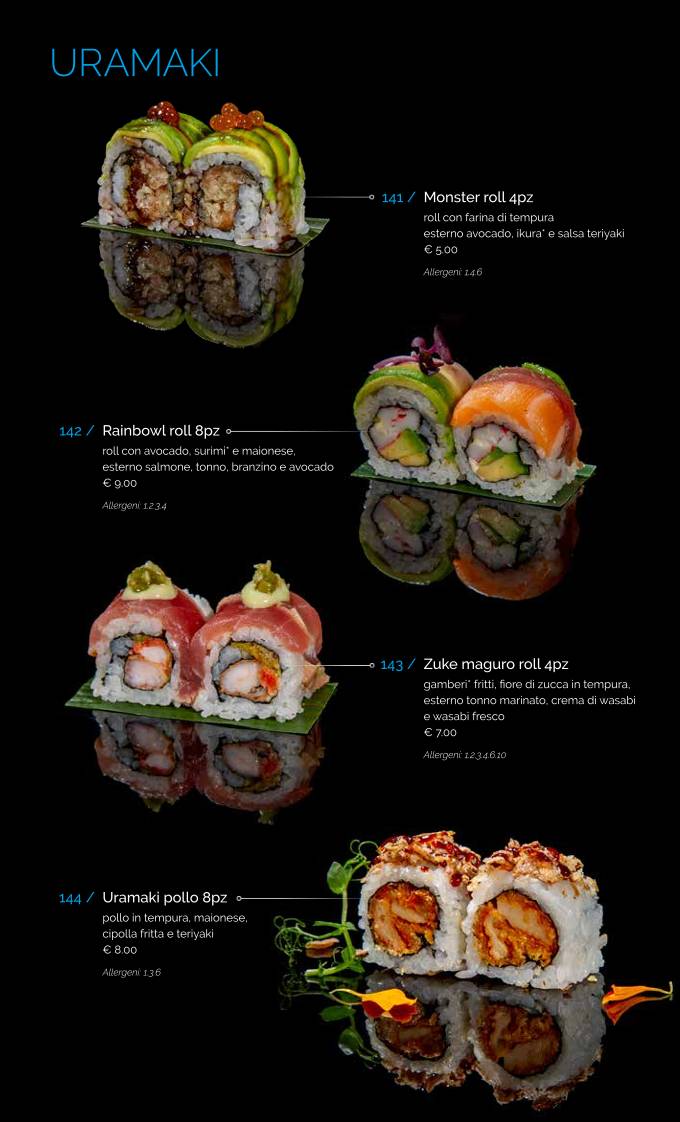 Menu di Issho Asian Fusion Spicchio-sovigliana 