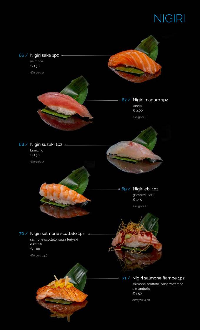 Menu di Issho Asian Fusion Spicchio-sovigliana 