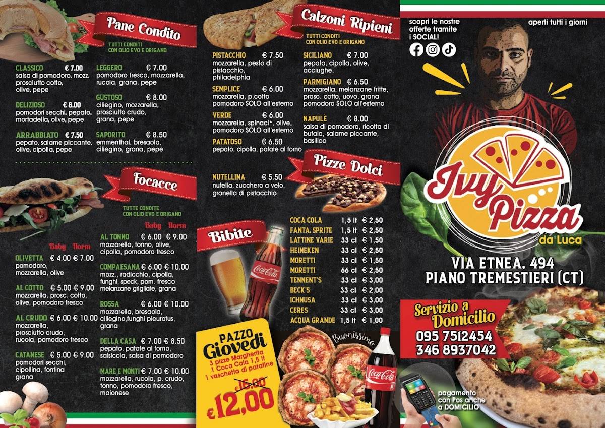 Menu di Ivy Pizza 