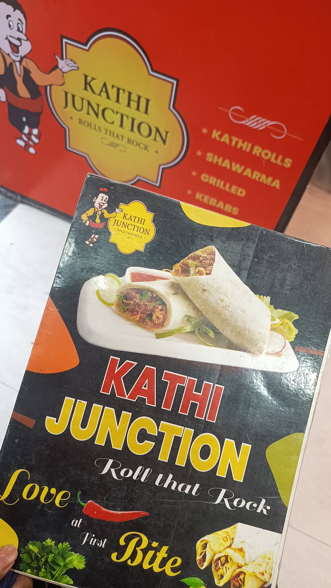 Kathi junction menu