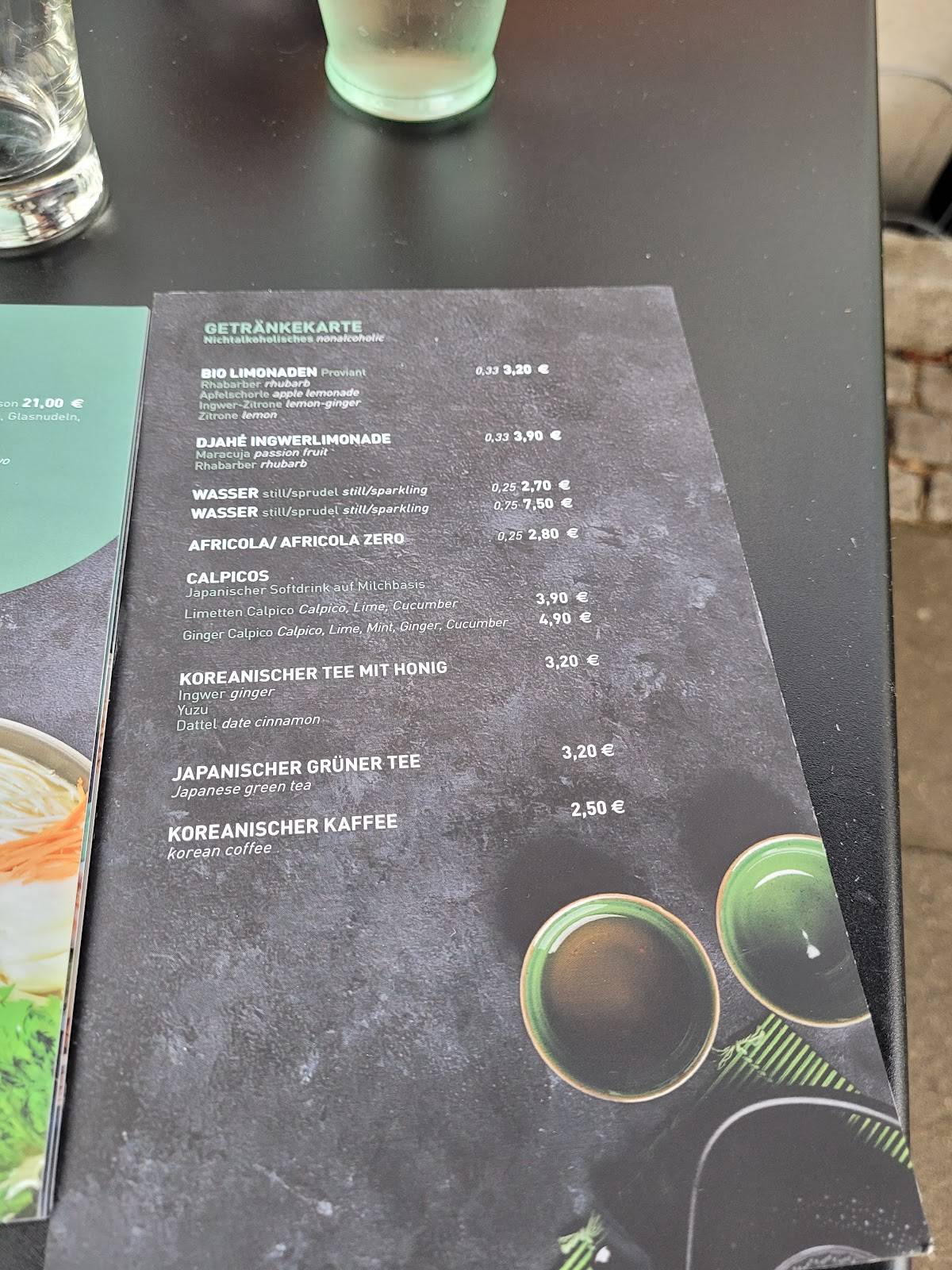 Menu de Koreanisches Restaurant - Soulfood - DOBOO GmbH