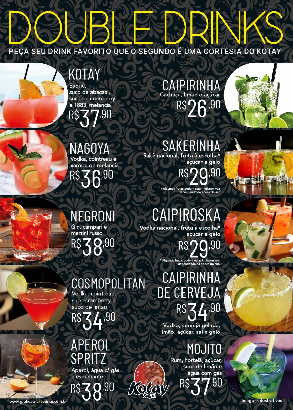 Kotay Sushi Lapa cardápio