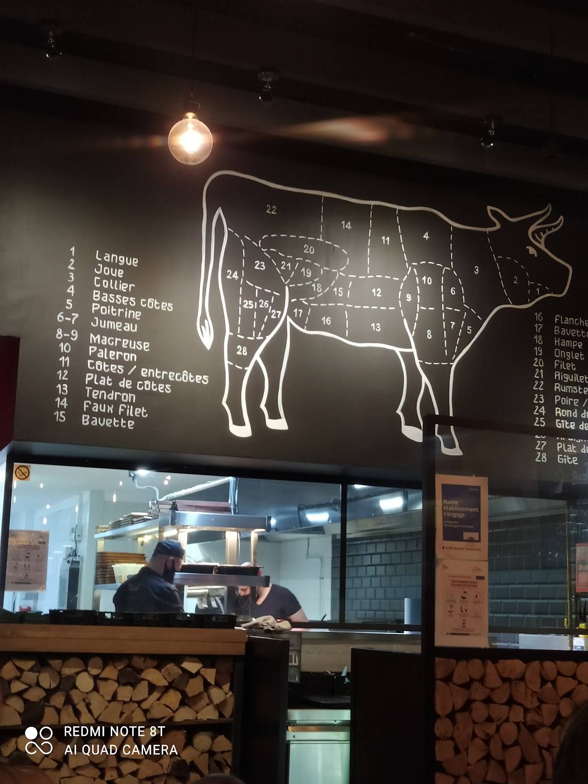Menu au Restaurant La Braise Grill & Steak, Wattrelos