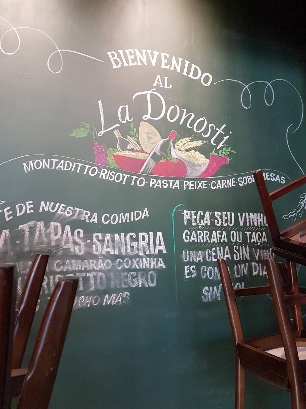 La Donosti cardápio